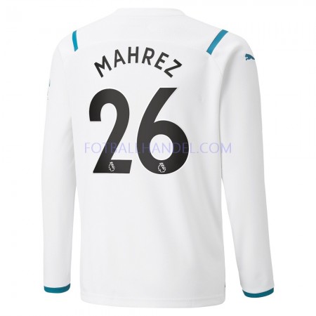 Herre Fotballdrakter Manchester City Riyad Mahrez 26 Borte 2021-22 Langermet